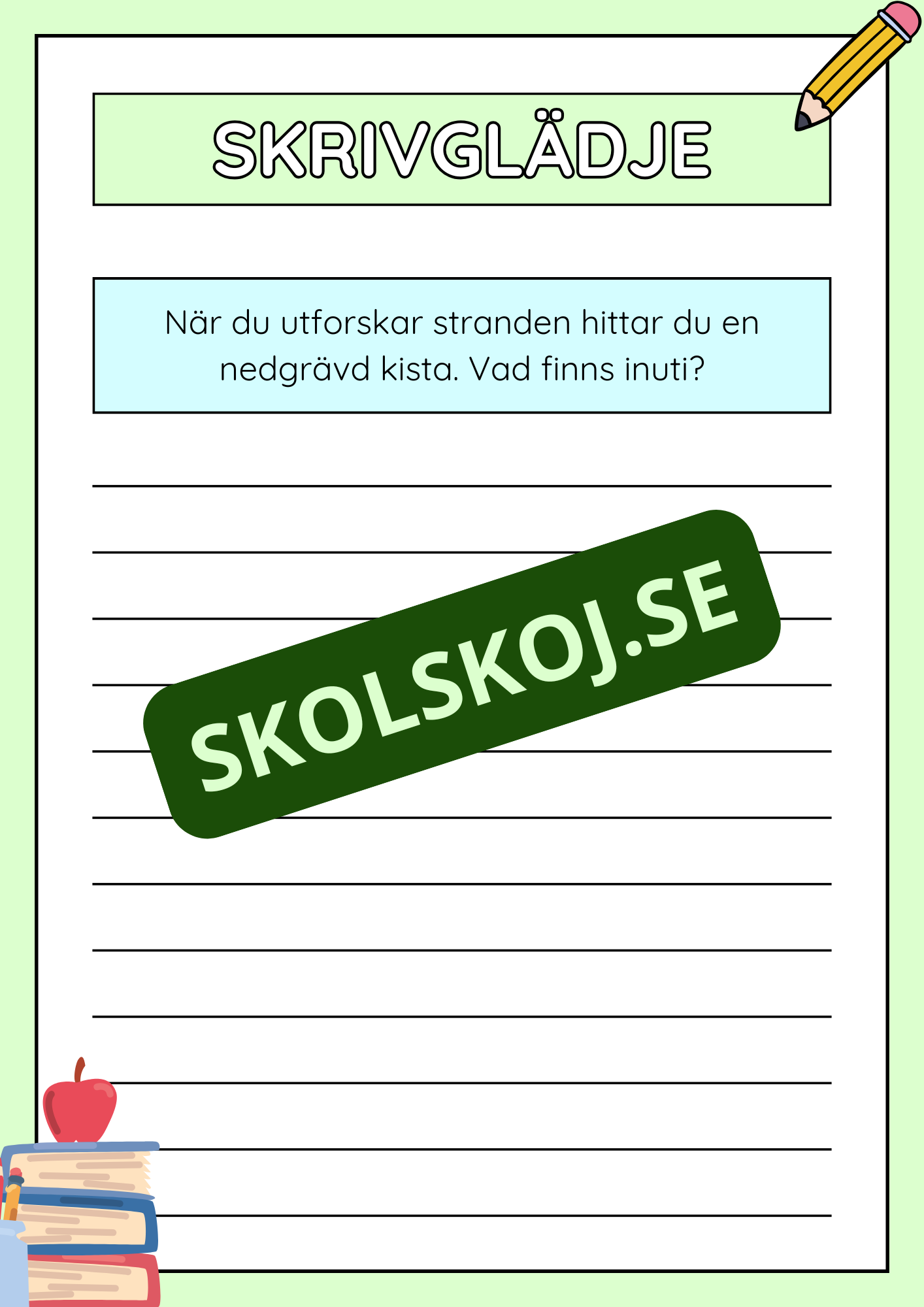 Skrivglädje - Häfte (19 sidor)