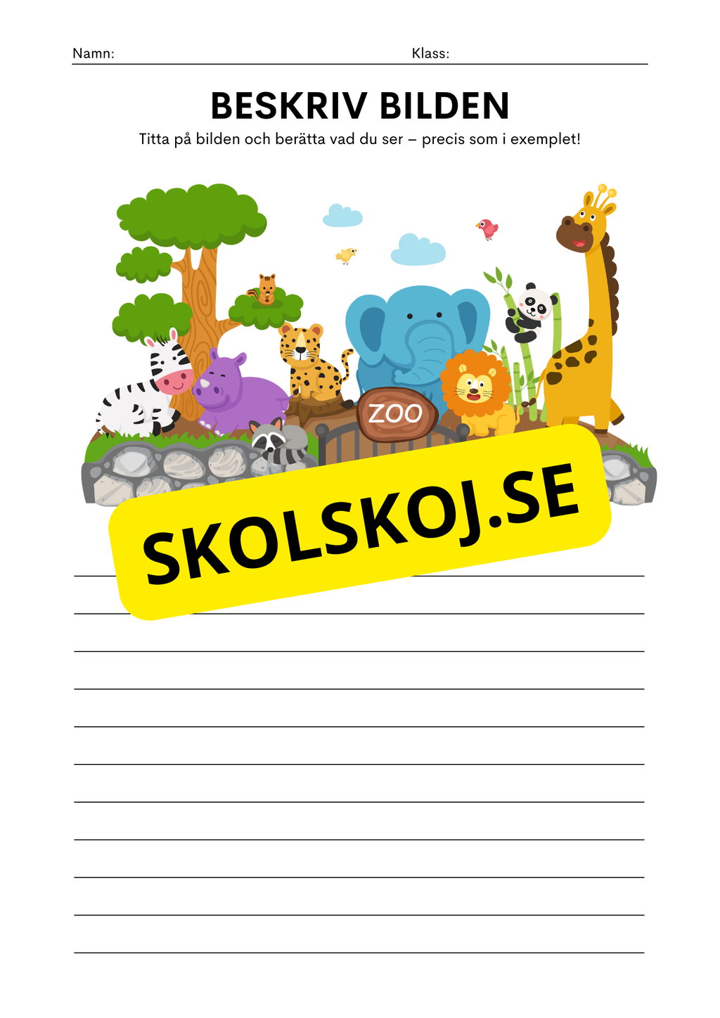 Beskrivning av platsen - Häfte