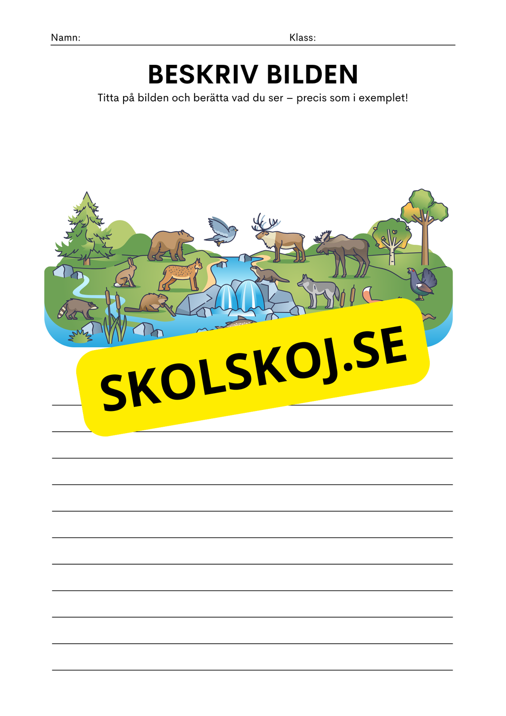 Beskrivning av platsen - Häfte