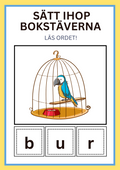 Sätt ihop bokstäverna