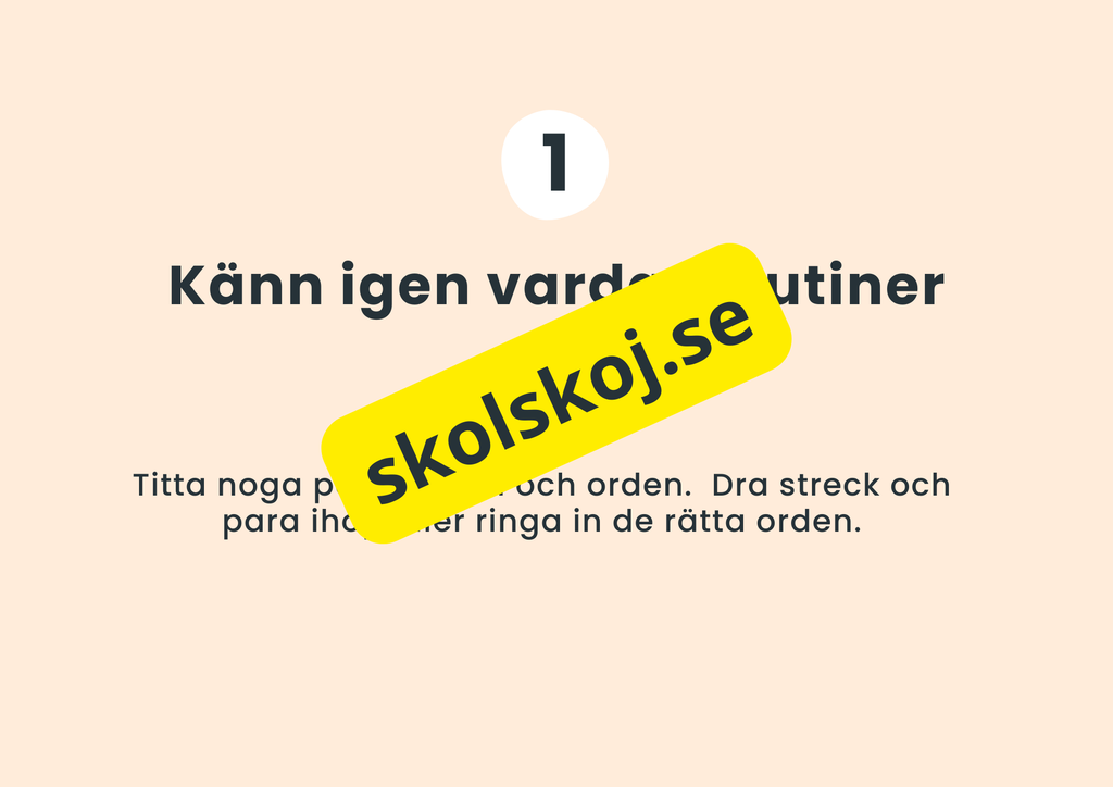 Våra vardagsrutiner - Häfte
