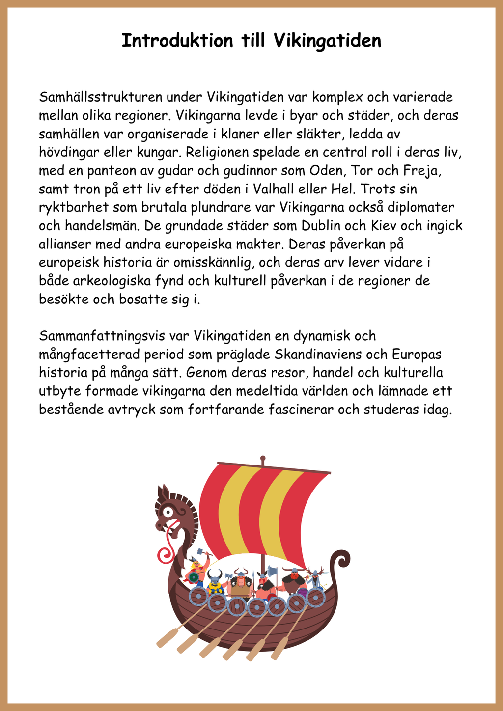 Stora historiepaketet: Från forntid till Vasatid (Åk 4–6)
