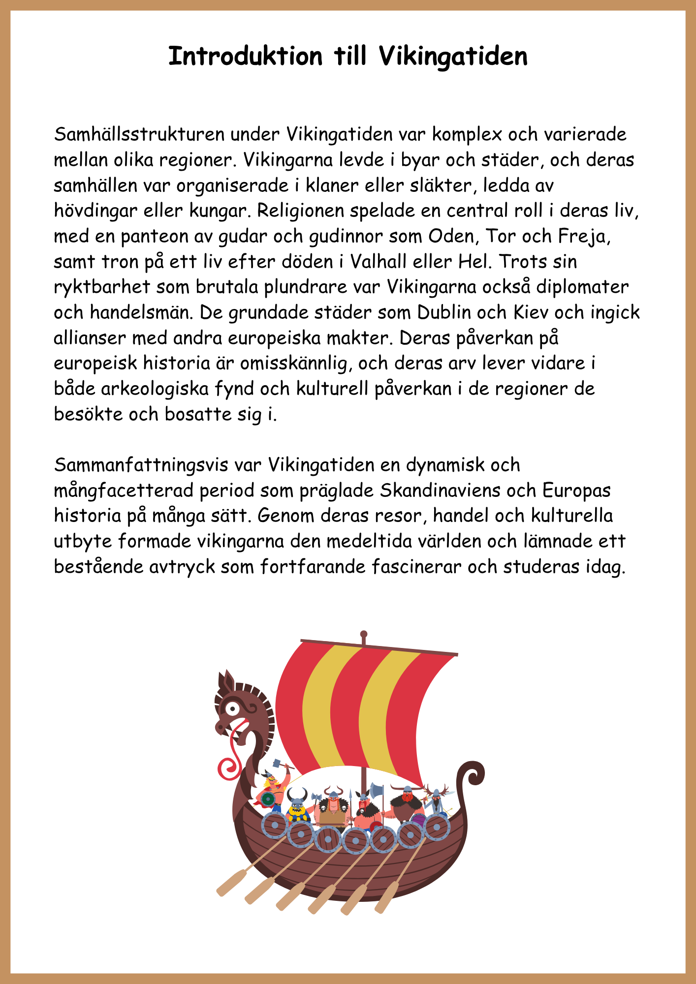 Stora historiepaketet: Från forntid till Vasatid (Åk 4–6)
