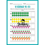 Vi räknar 1 - 20