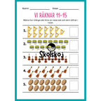 Vi räknar 1 - 20