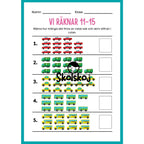Vi räknar 1 - 20