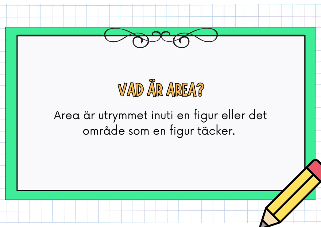 Vad är arean?