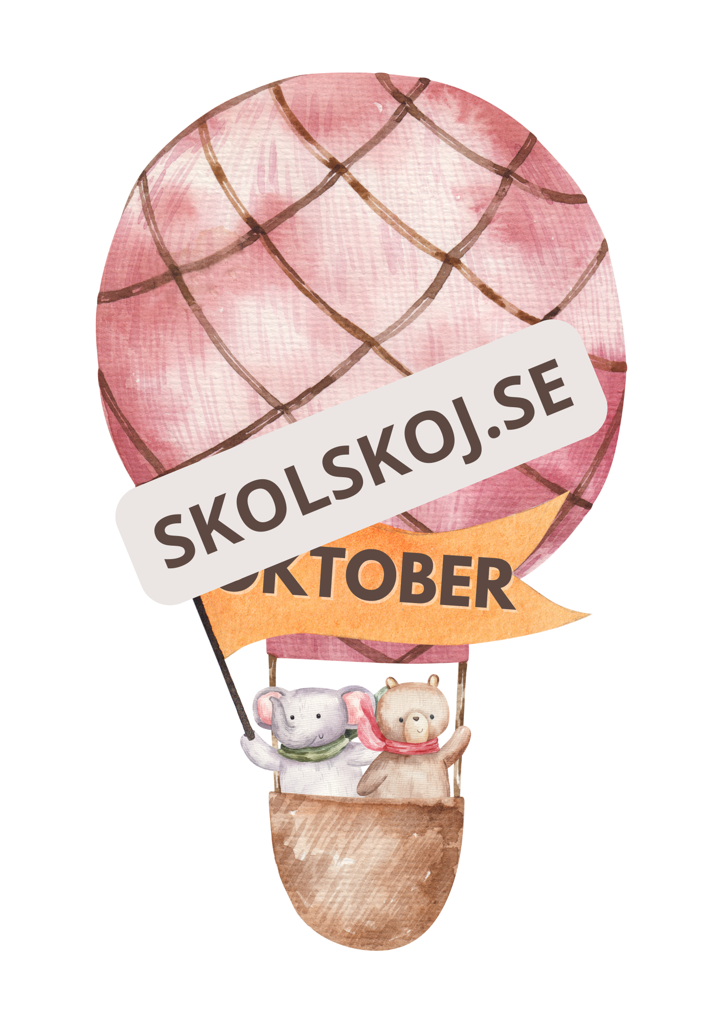 Födelsedagskort - Luftballonger - Redigerbara