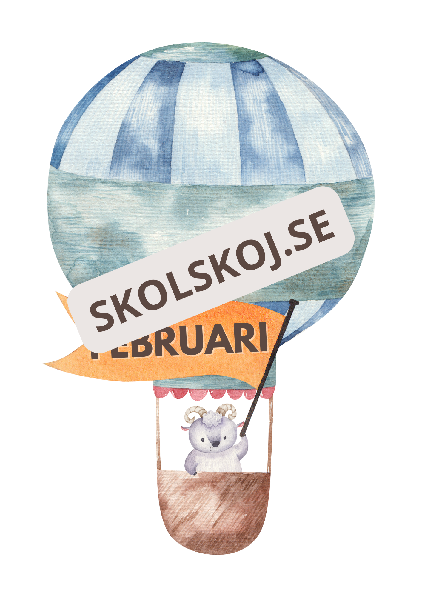 Födelsedagskort - Luftballonger - Redigerbara