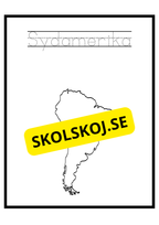 Världsdelarnas målarbok