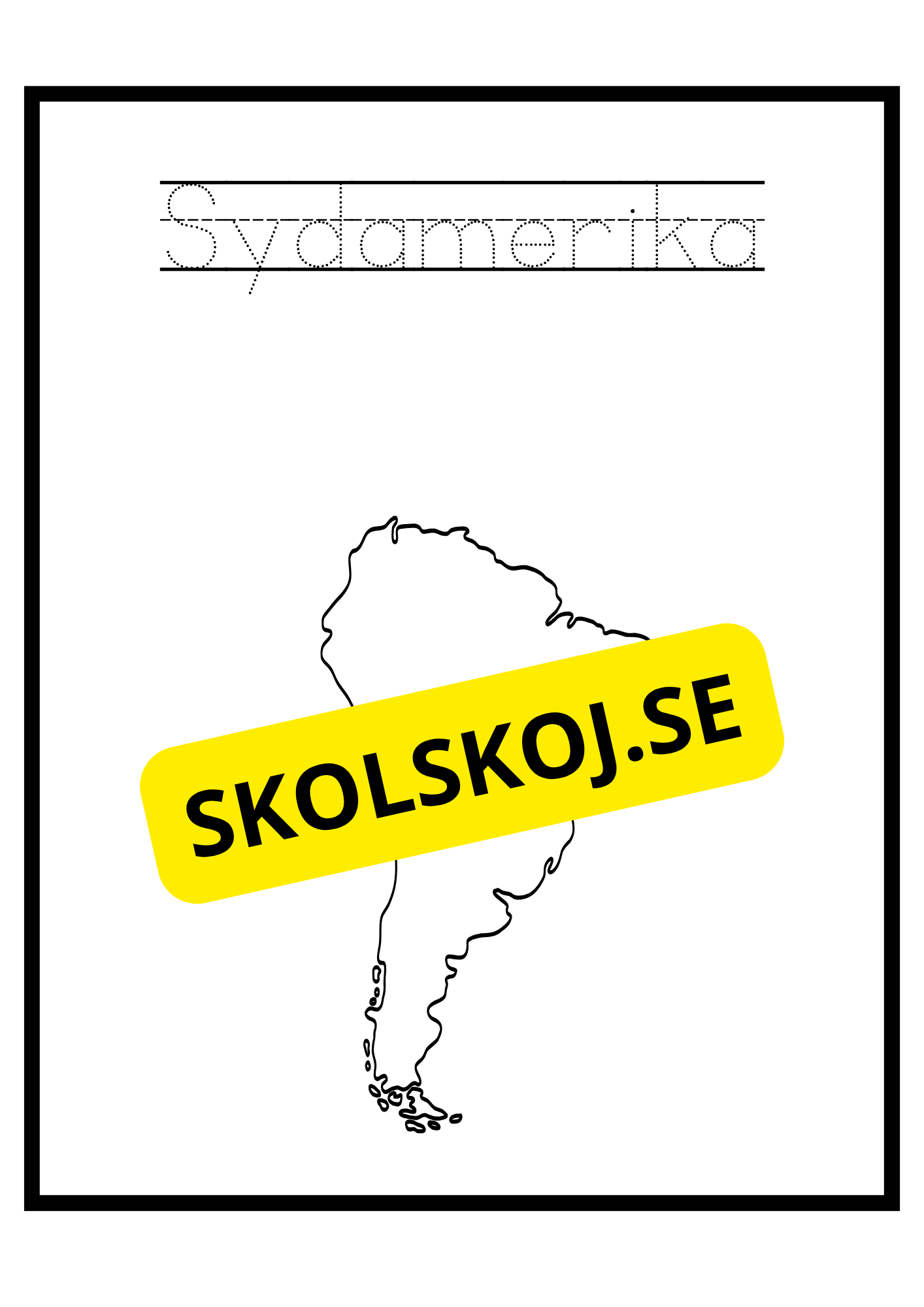 Världsdelarnas målarbok