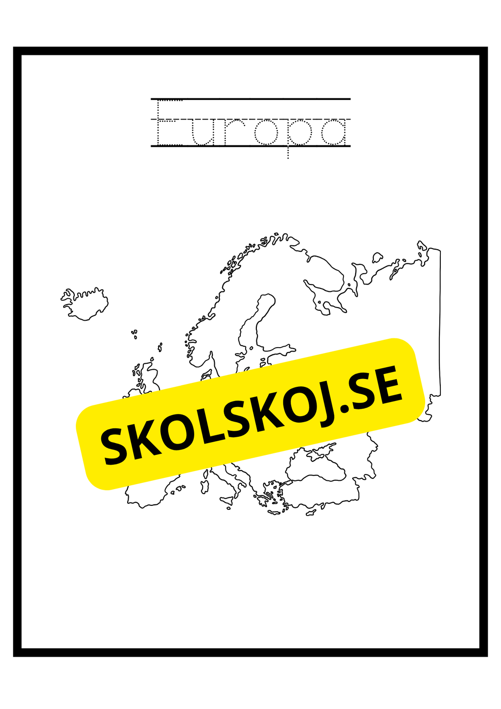 Världsdelarnas målarbok