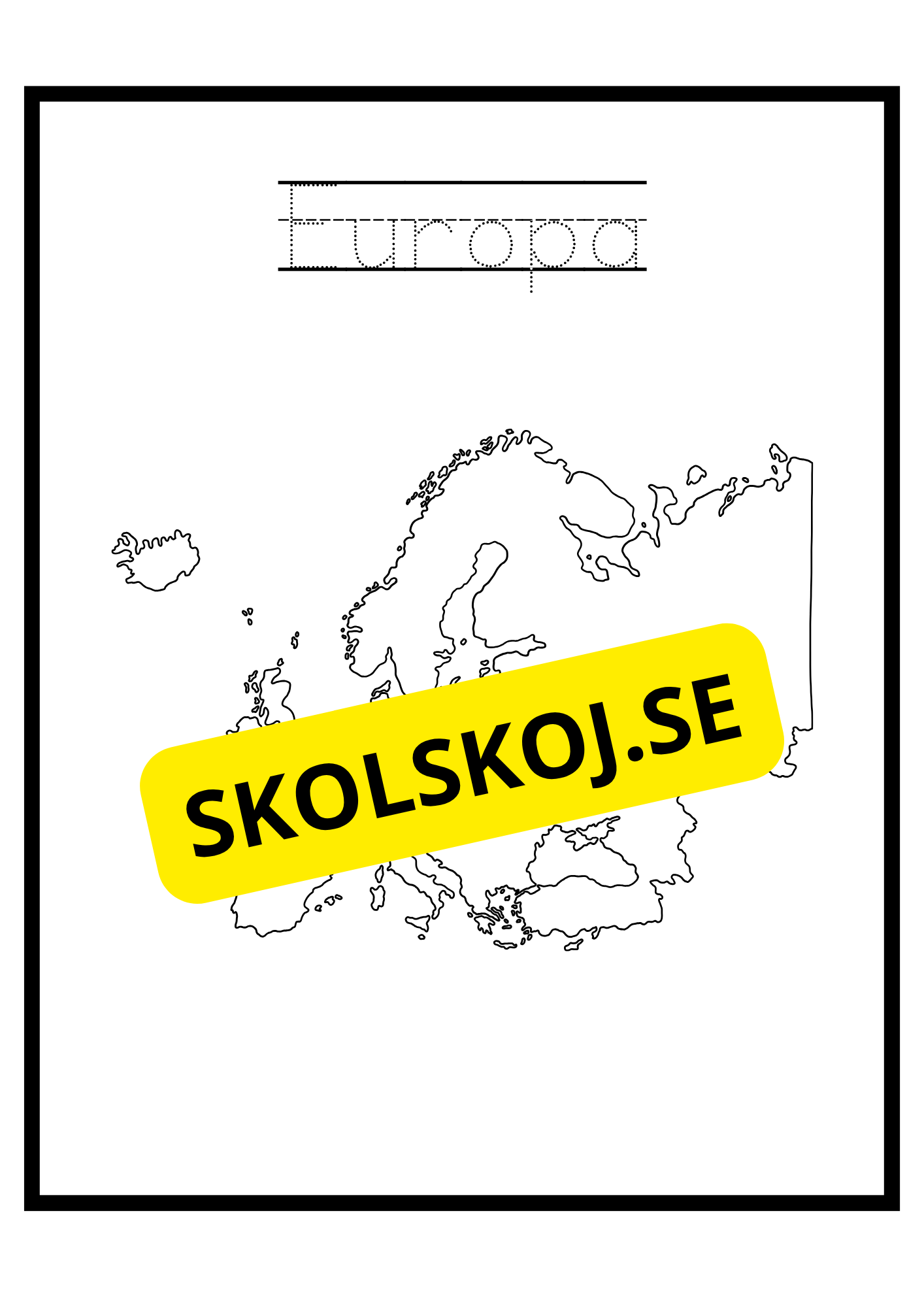 Världsdelarnas målarbok
