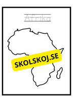 Världsdelarnas målarbok