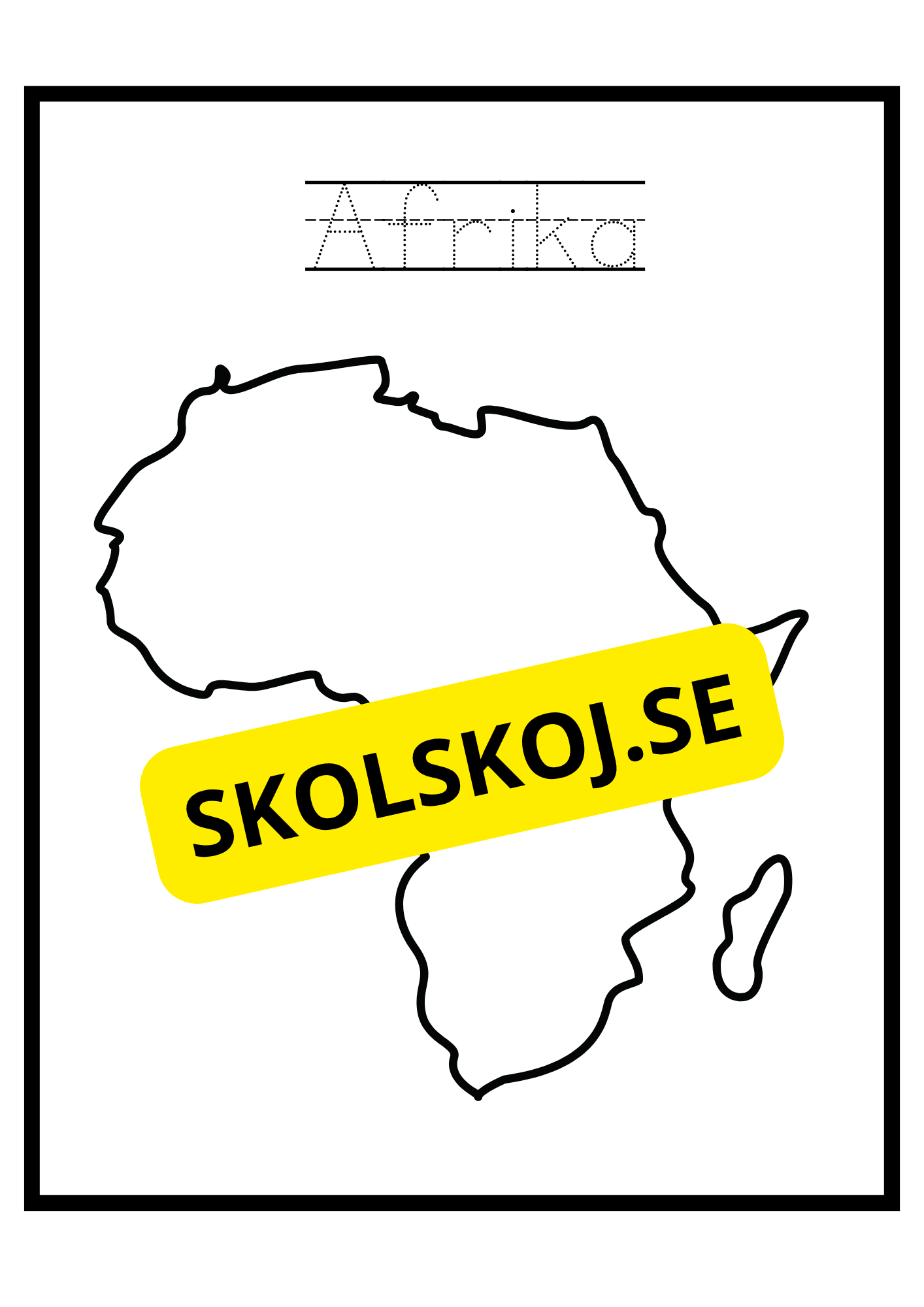 Världsdelarnas målarbok