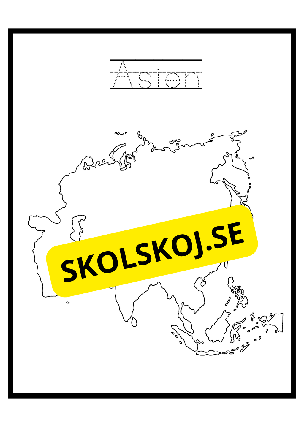 Världsdelarnas målarbok
