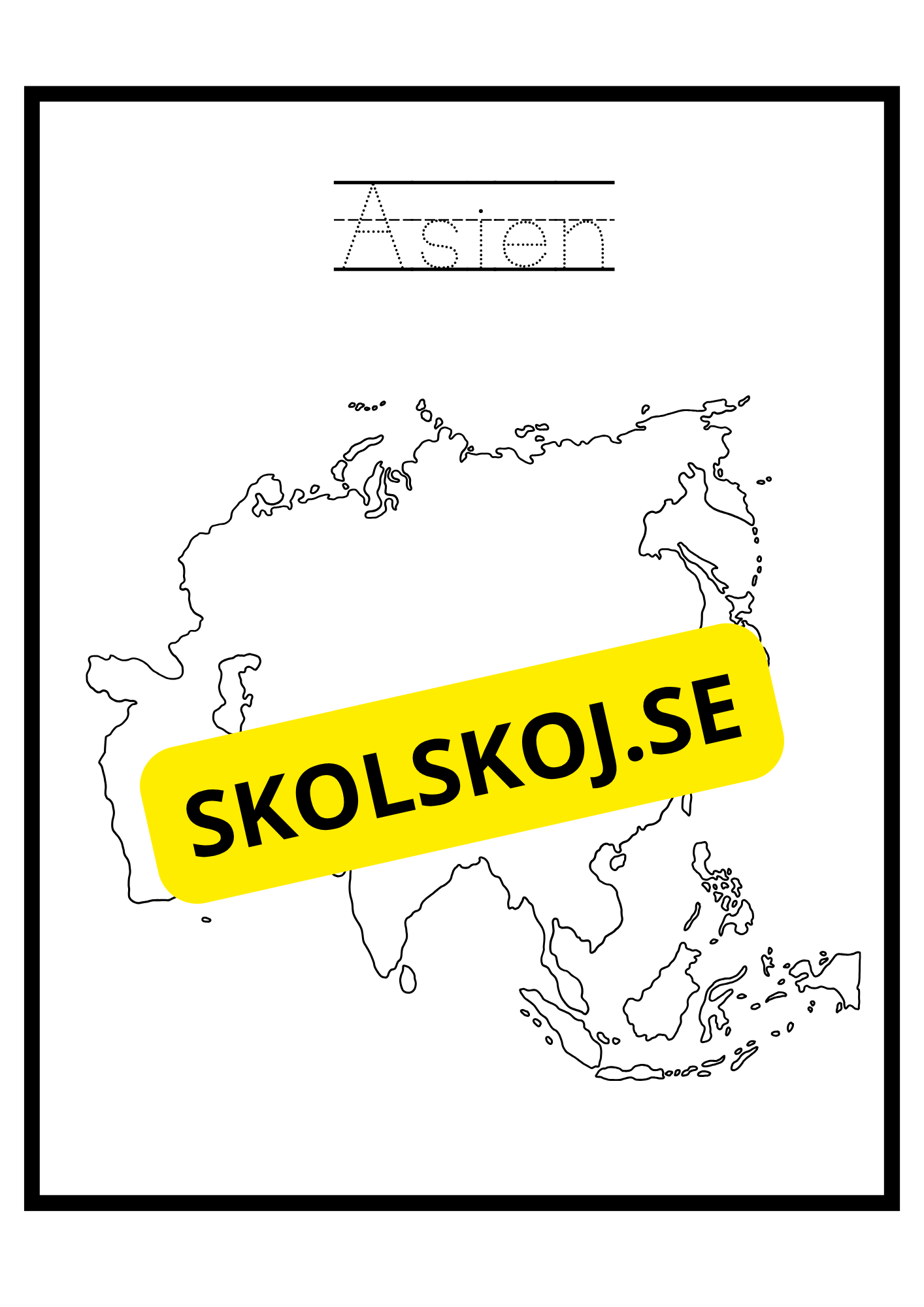 Världsdelarnas målarbok