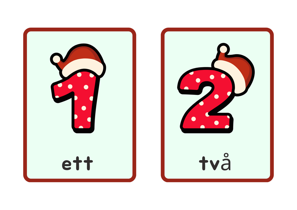 Flashkort - 1 - 10 - Jul