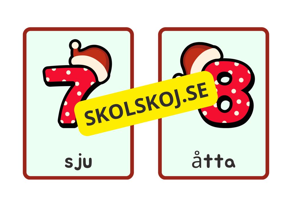 Flashkort - 1 - 10 - Jul