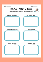 English - Read and draw