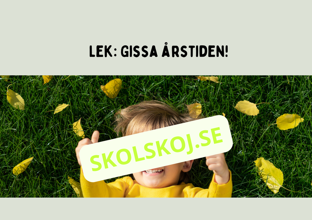 Årstiderna - Presentation och lek