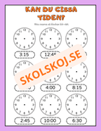 Kan du gissa tiden?