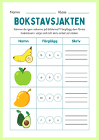 Häfte - Bokstavsjakten