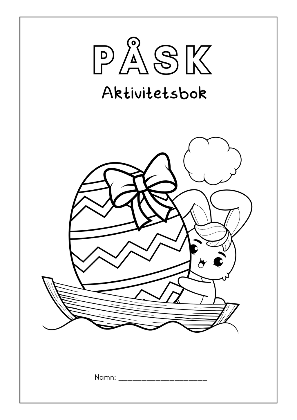 Påsk aktivitetsbok - Häfte