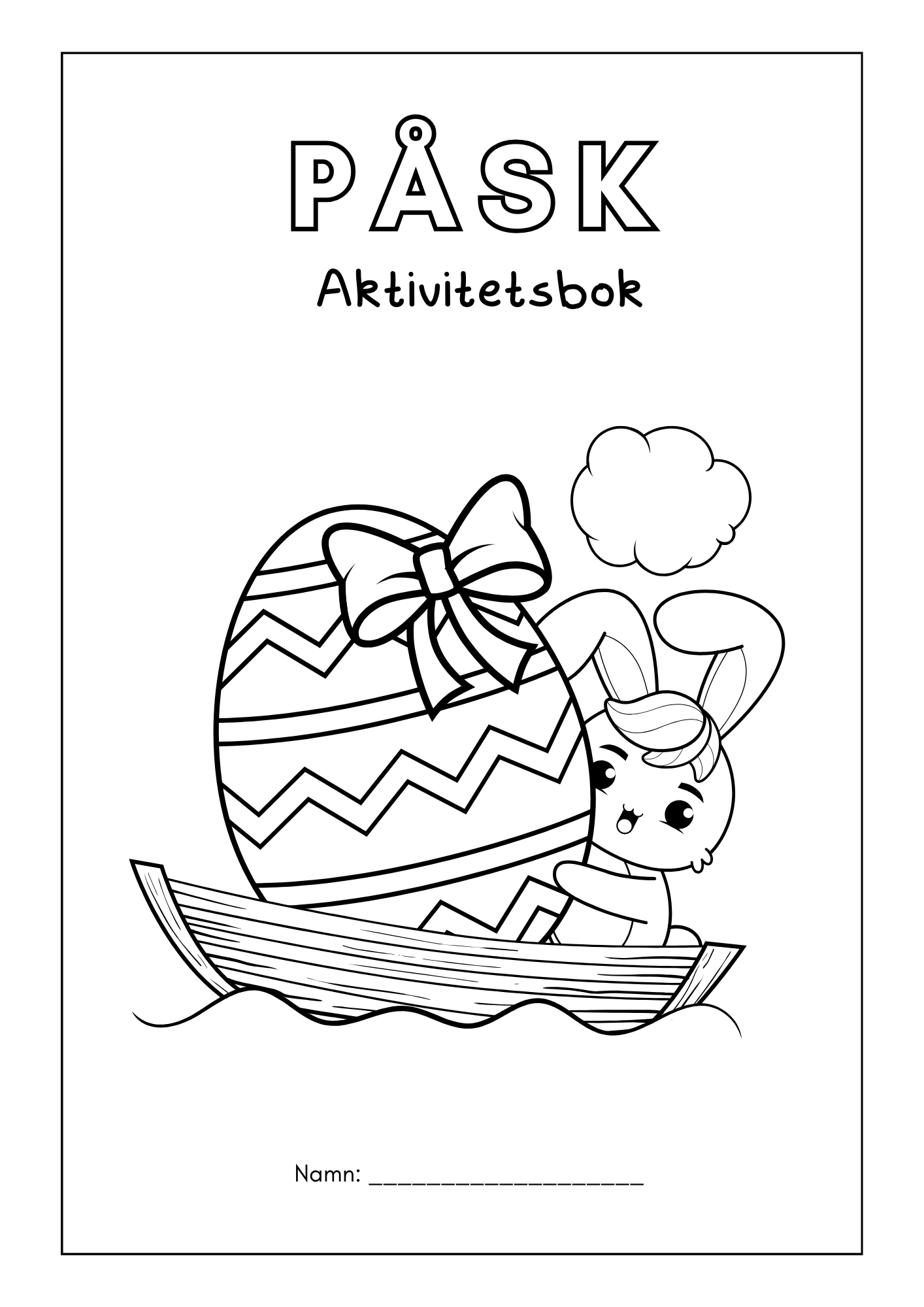 Påsk aktivitetsbok - Häfte