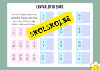 Ekvivalenta bråk