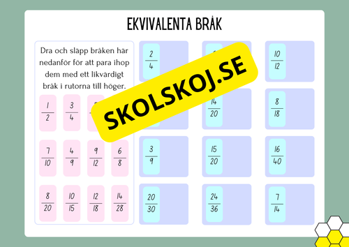 Ekvivalenta bråk