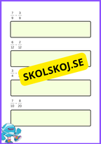 Addition och subtraktion av bråktal - Årskurs 4 - 5