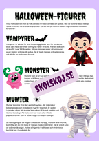 Halloween-figurer - Häfte