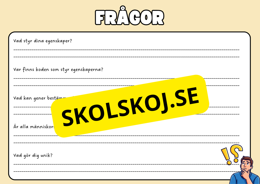 Genetik - En introduktion till DNA - Årskurs 7 - 9