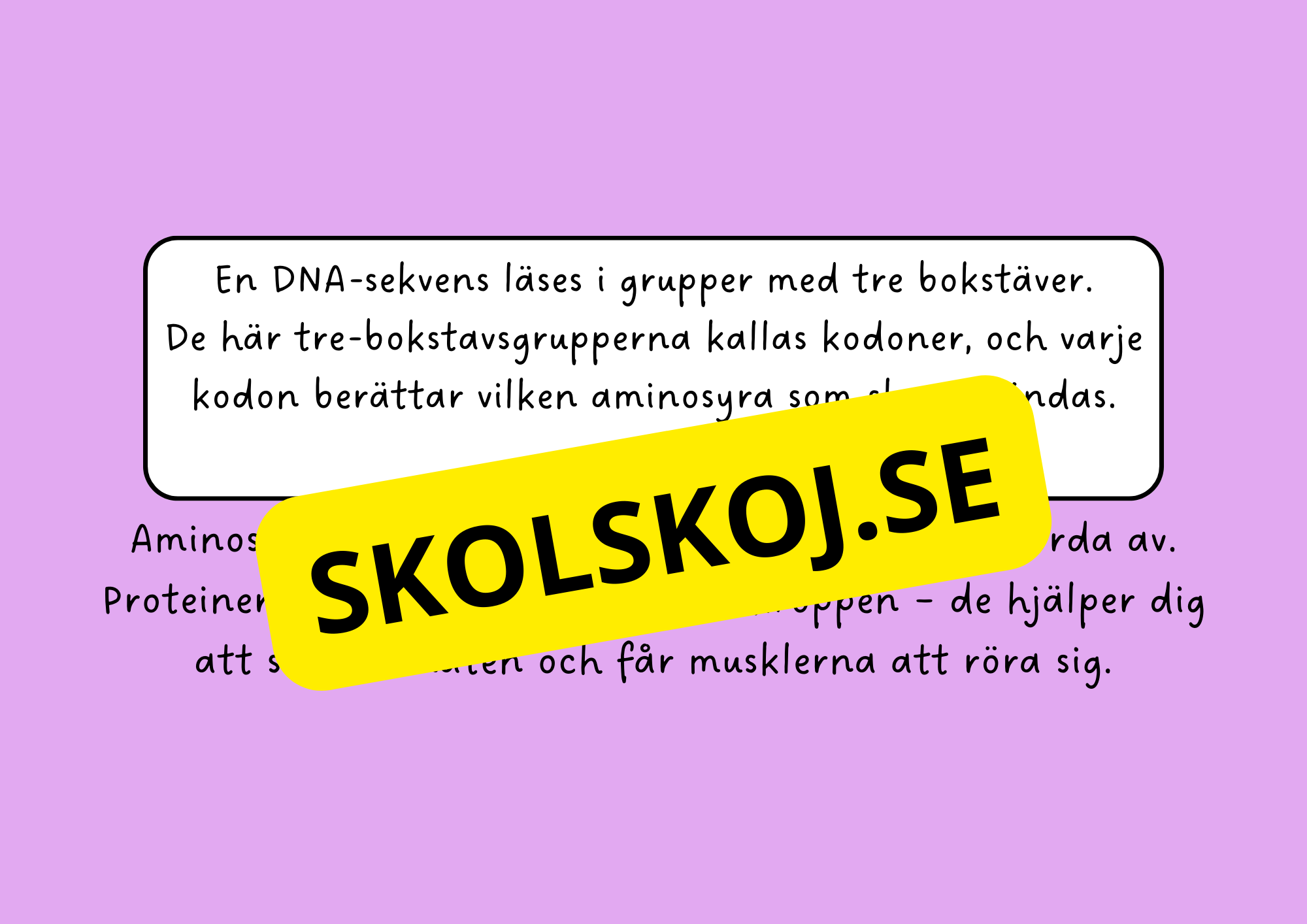 Genetik - En introduktion till DNA - Årskurs 7 - 9