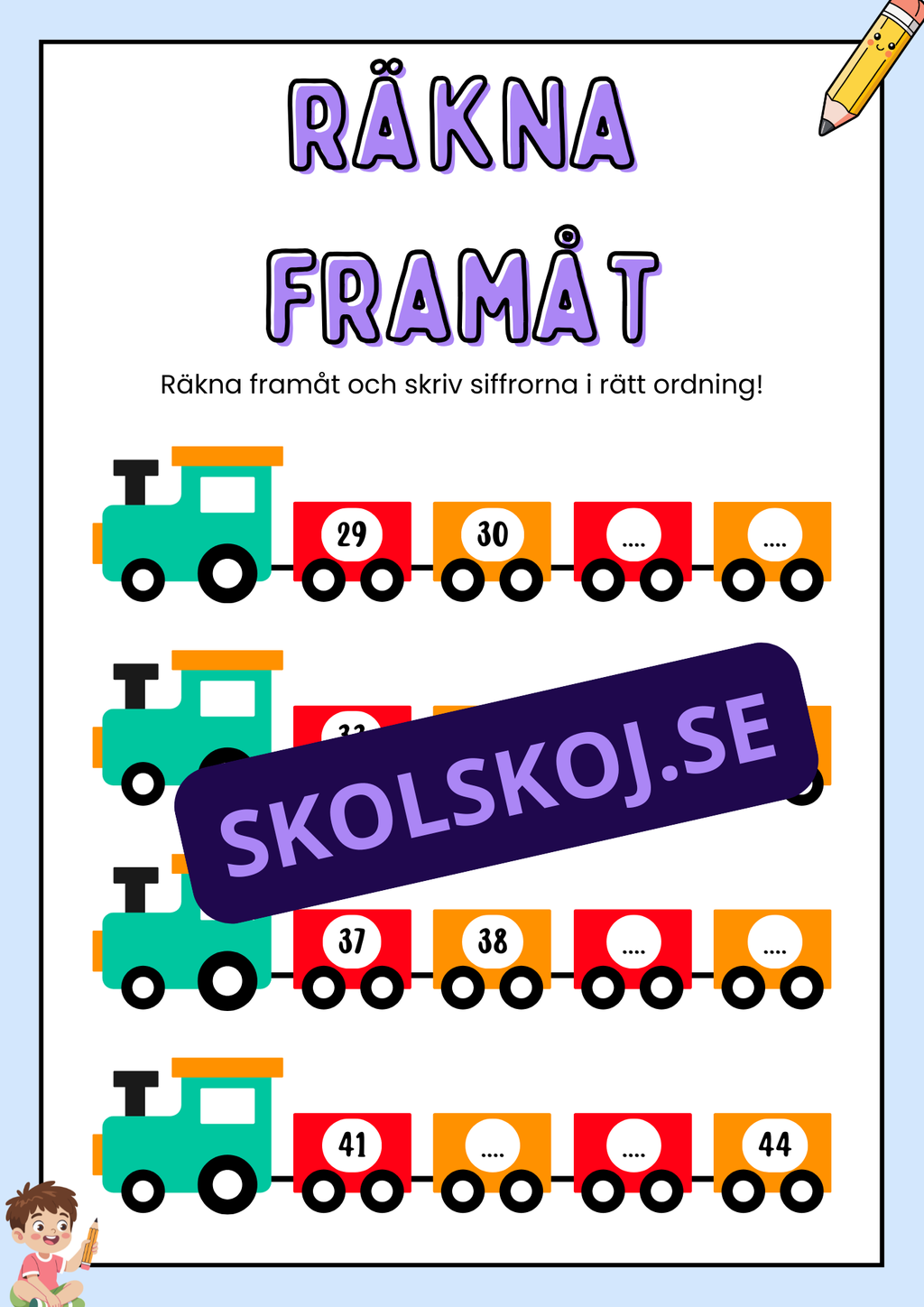 Vi lär oss räkna - Häfte