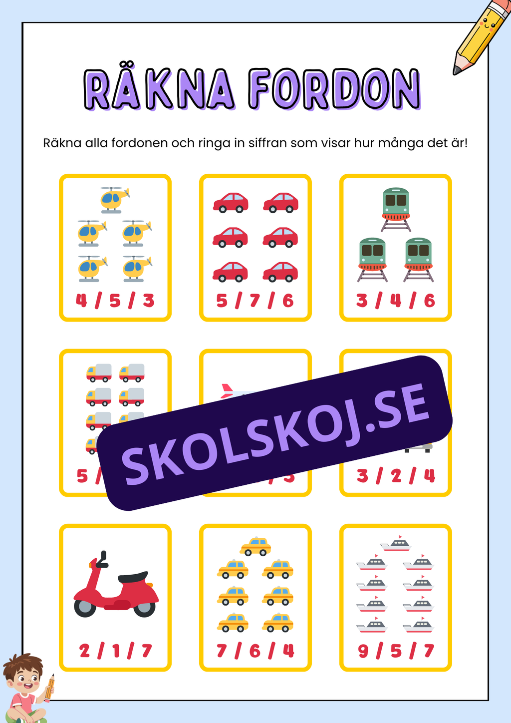 Vi lär oss räkna - Häfte