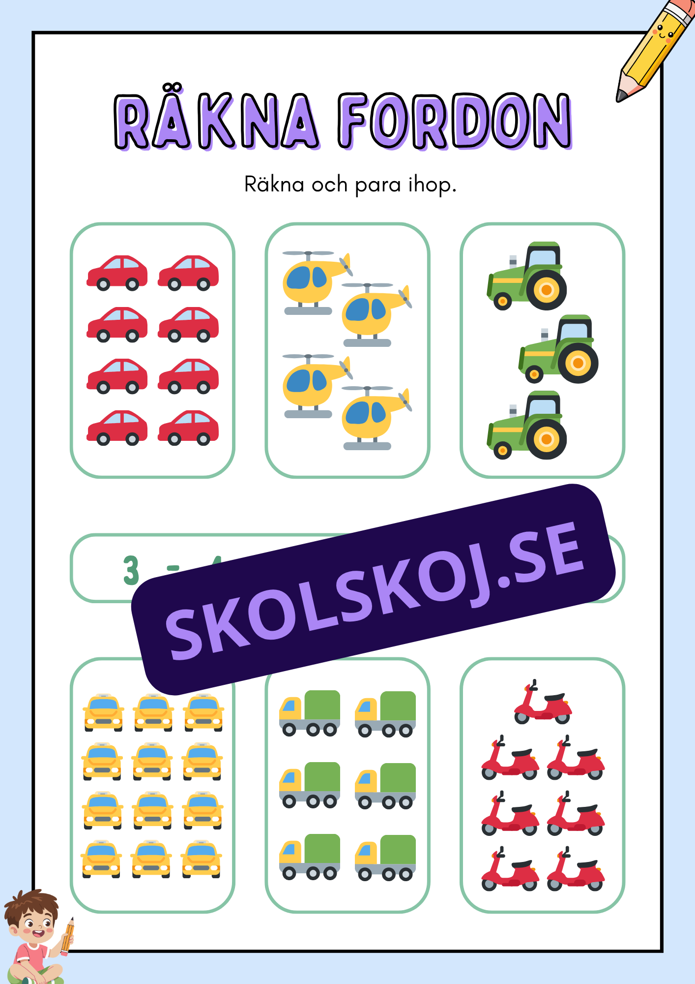 Vi lär oss räkna - Häfte
