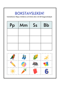 Bokstavesleken - Häfte