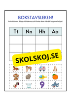 Bokstavesleken - Häfte