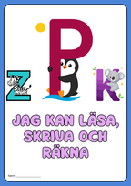 Jag kan läsa skriva och räkna
