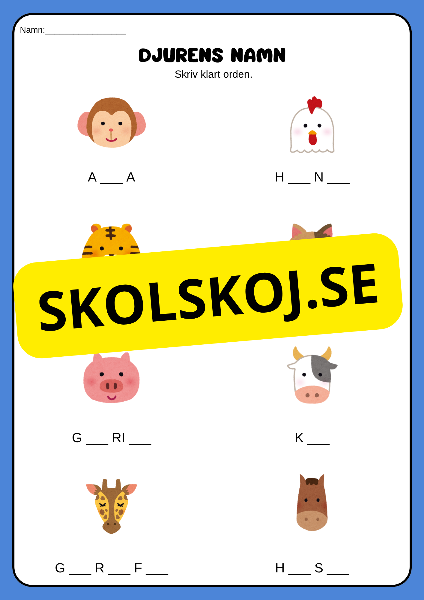 Jag kan läsa skriva och räkna