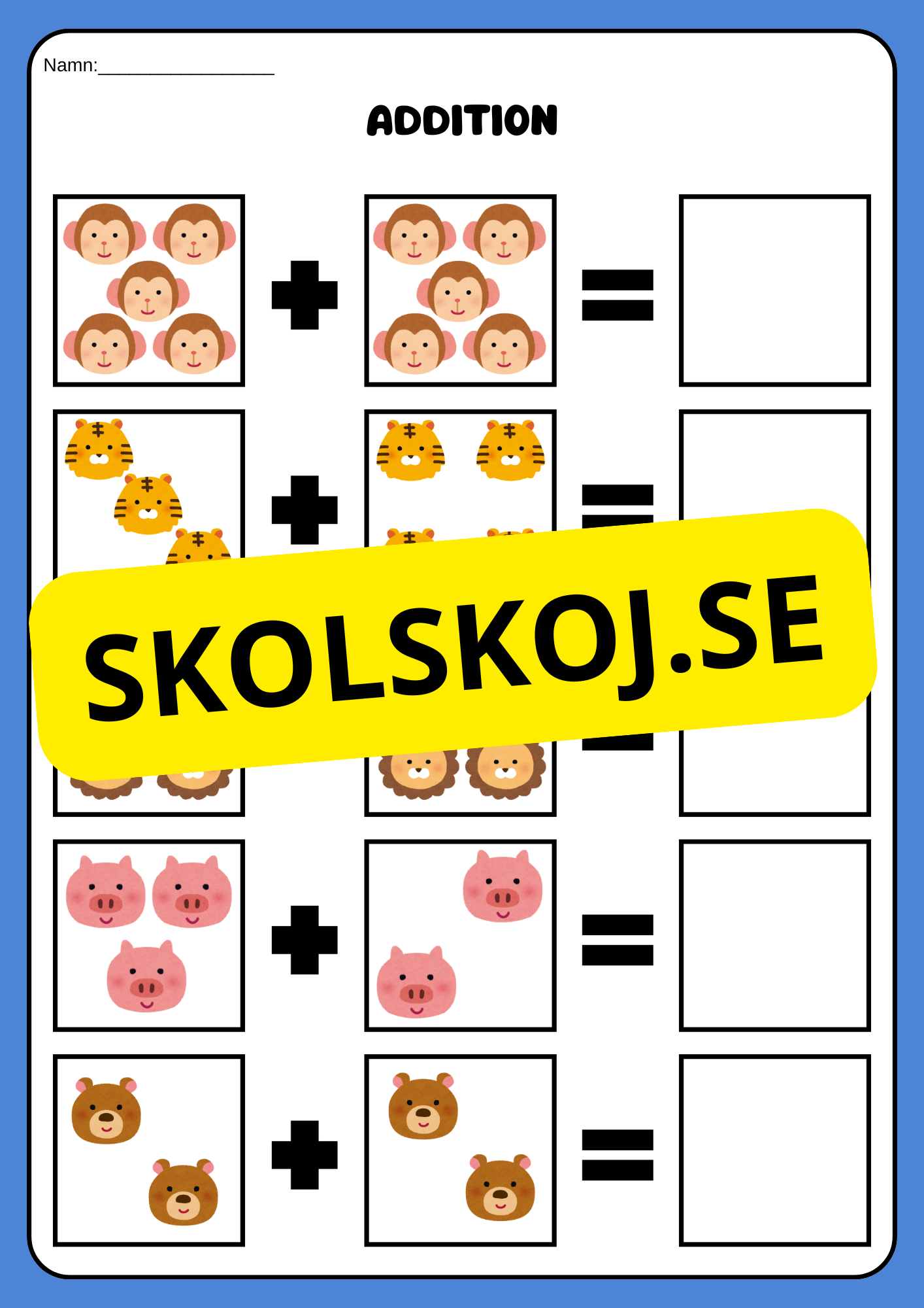 Jag kan läsa skriva och räkna