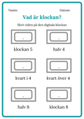 Digitala klockan