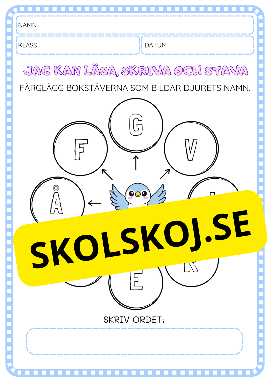 Jag kan läsa, skriva och stava - Häfte