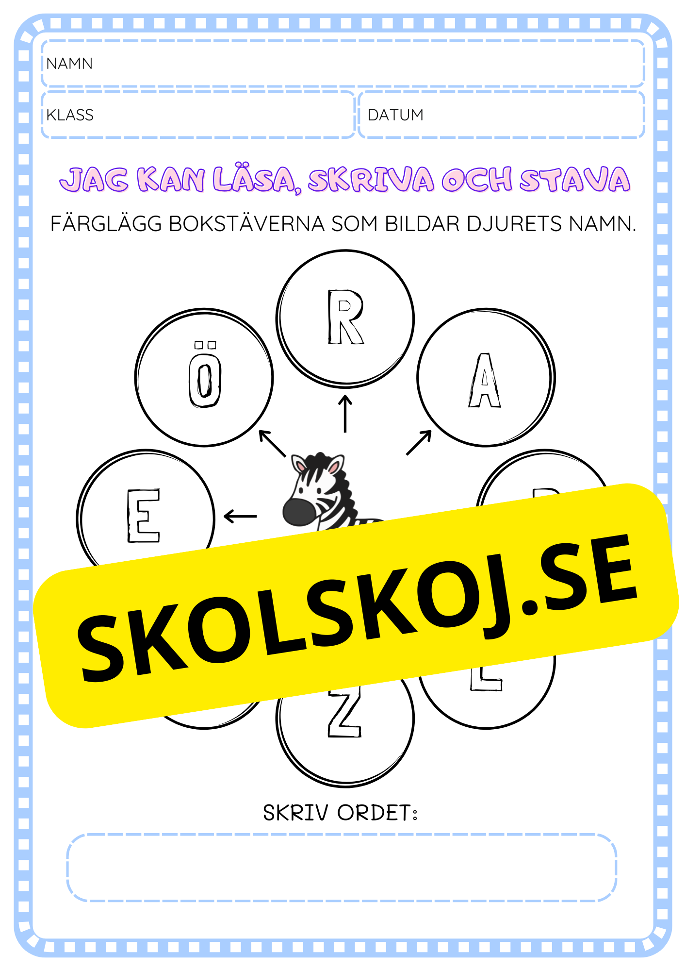 Jag kan läsa, skriva och stava - Häfte