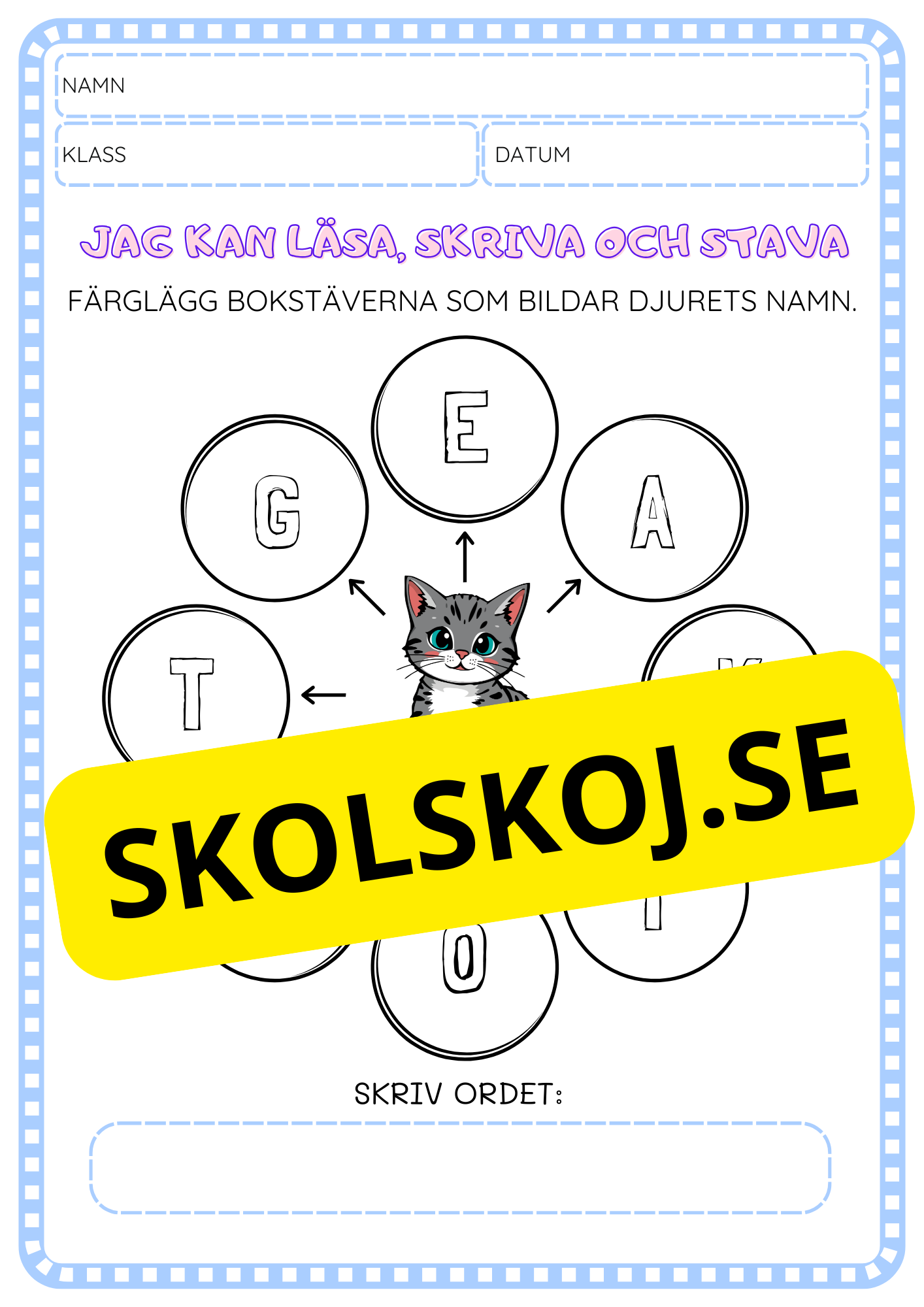 Jag kan läsa, skriva och stava - Häfte