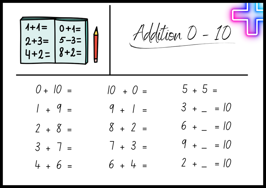 Addition 0 - 50