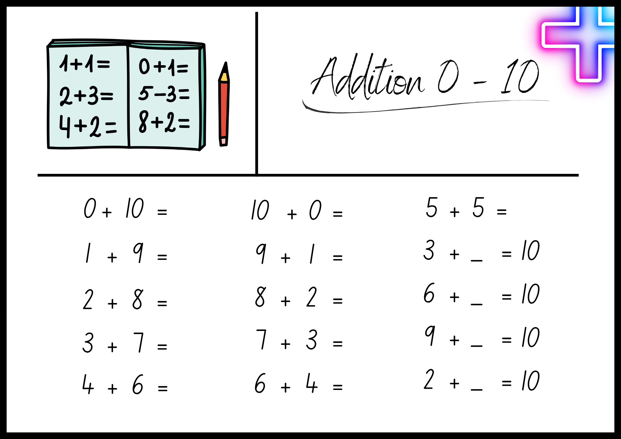 Addition 0 - 50