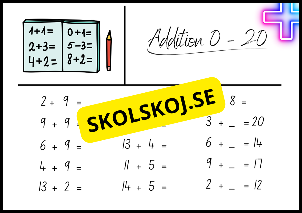 Addition 0 - 50